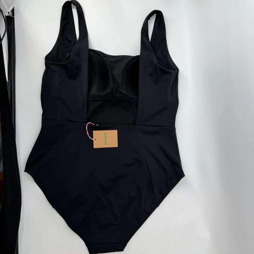 Nwt Boden Black One Piece Swimsuit 4323 - Picture 2 of 5